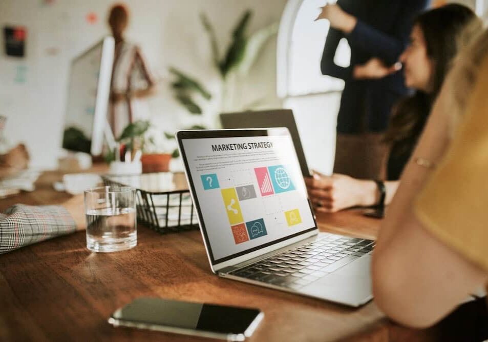 People in a creative meeting